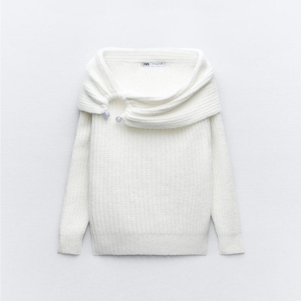 Zara off the shoulder sweater